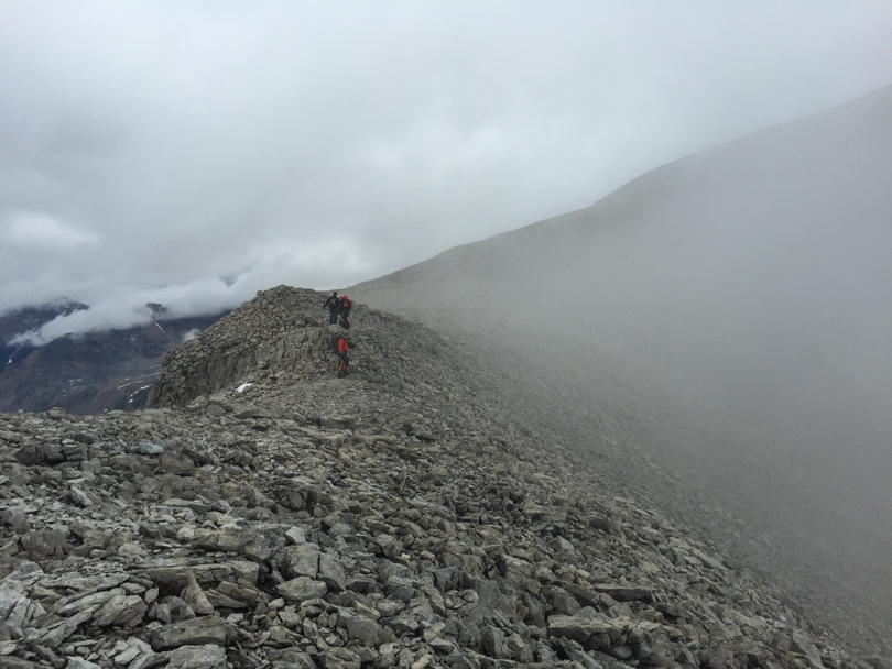 It would be a cloudy scramble to the top!