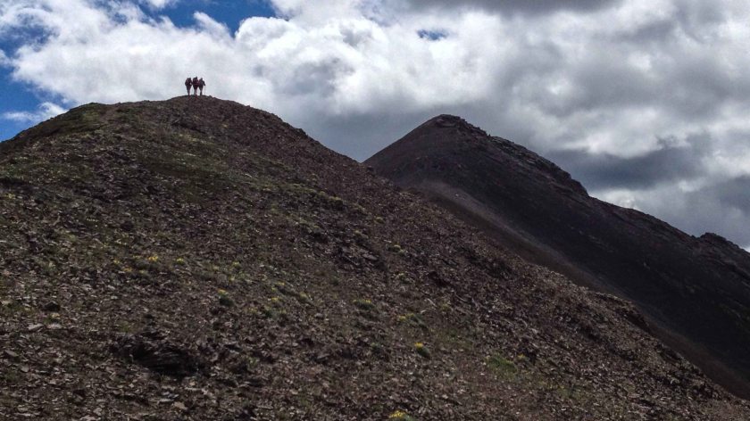 En route to the summit