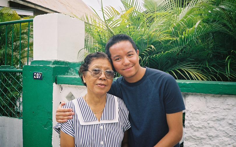 With my Granny :)