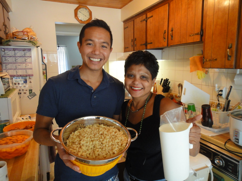 Cooking with my parents