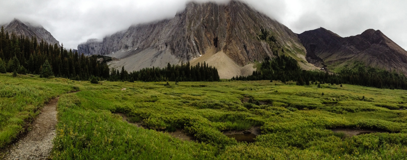 Looking back in the direction of Chester Lake from the meadow. Now onward back to the parking lot!
