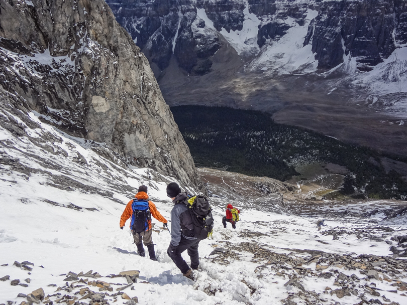 Making the long and slippery descent