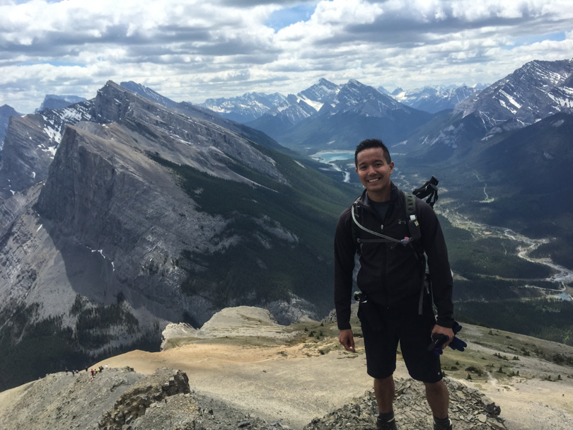 The Spray Valley behind me