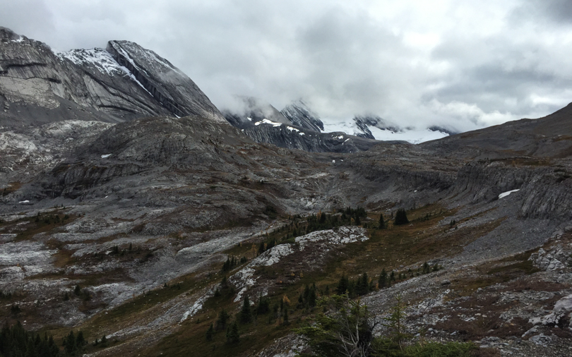 View from Burstall Pass