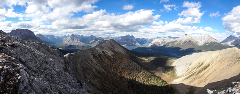 Panoramic of the Tent Ridge Horseshoe