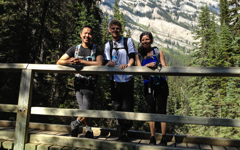 En route to Bourgeau Lake