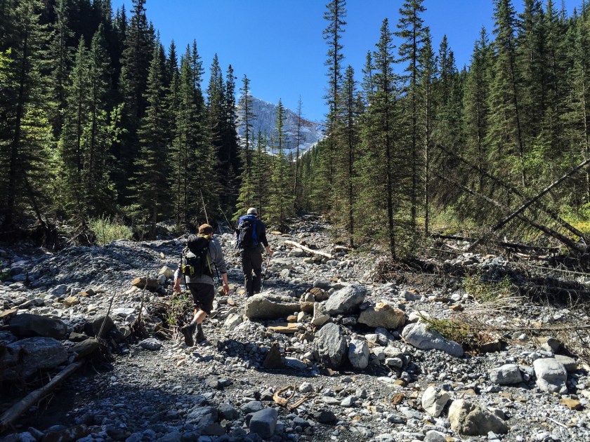 It's going to be a long trek through the creek